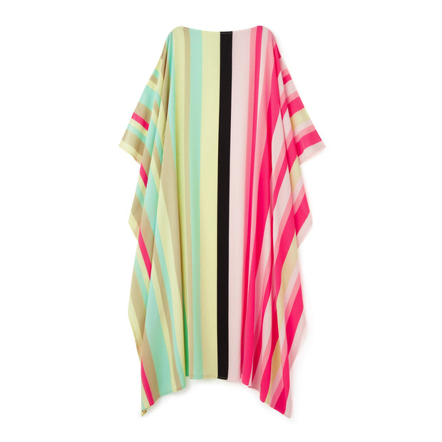 Multi colour Coco Bella Silk Crepe Kaftan Dress