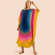 Prism Color - Coco Bella MIDI  Kaftan Dress