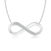 Gia 925 Silver Infinity Necklace