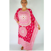 Pink Maya Bling Long Kaftan OSFA AU 12-26