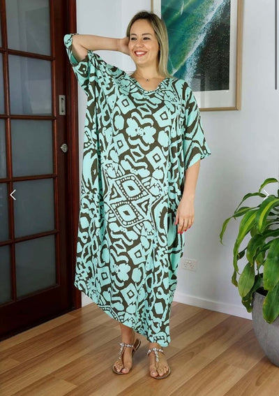 Mint love Maya kaftan